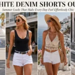 Still Styling White Denim Shorts The Basic Way? These 15 Outfits Fix That 🤍✨