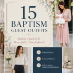Not Sure What To Wear To A Baptism? These 15 Baptism Guest Outfits Feel Modest, Elegant, And Beautiful ✨