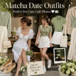 These 15 Matcha Date Outfits Are Perfect For Cute Café Photos And Soft Girl Energy 🤍🍵