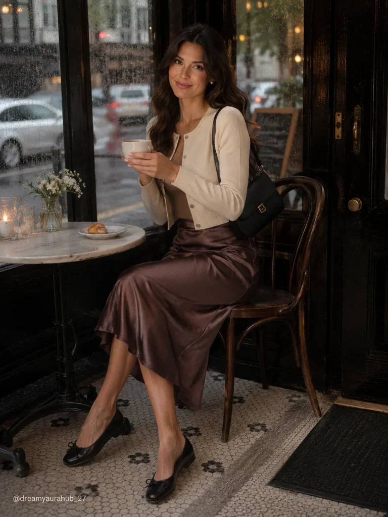 Rainy Day Coffee Outfit