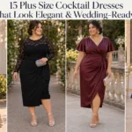 Plus Size Cocktail Dress For Wedding Ideas That Look Classy, Flattering, And Party-Ready ✨