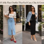 What To Wear With Jelly Flats When You Want Cute But Not Childish Style 🥿