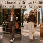 Do You Know The Chic Girl Secret? It Starts With These 15 Chocolate Brown Outfits 🤎✨