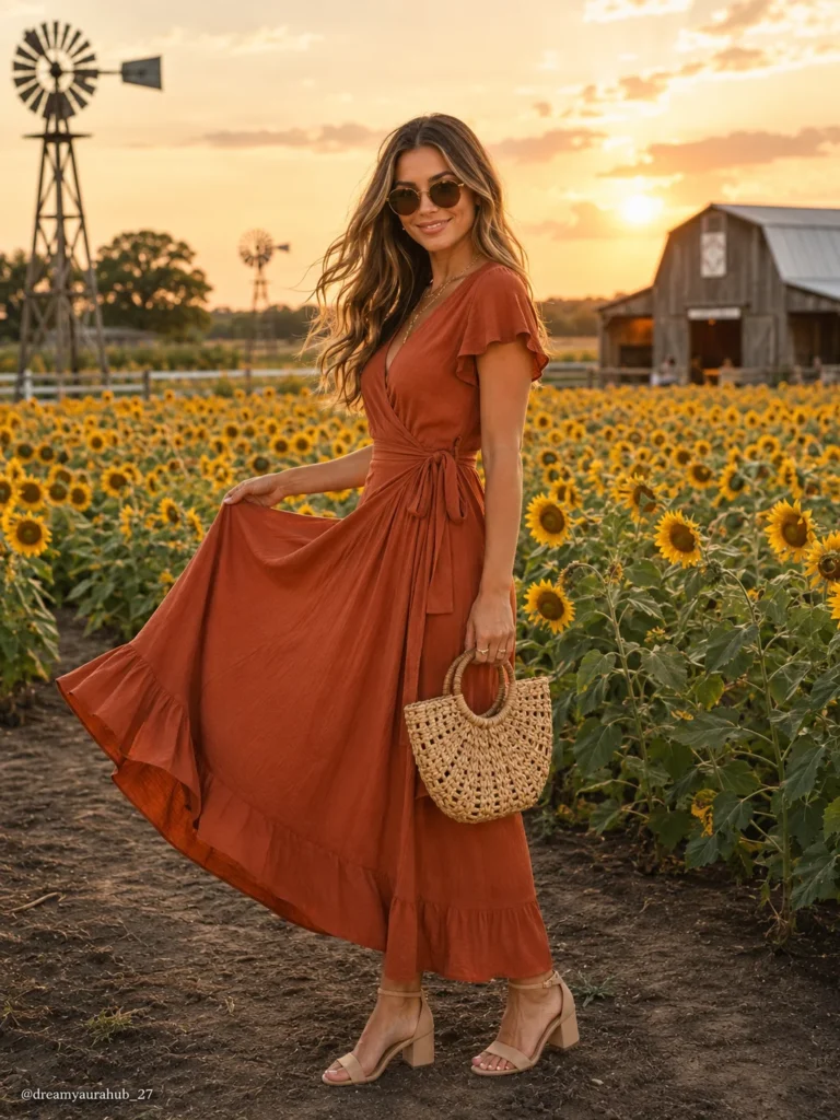 Sunflower Field Outfits