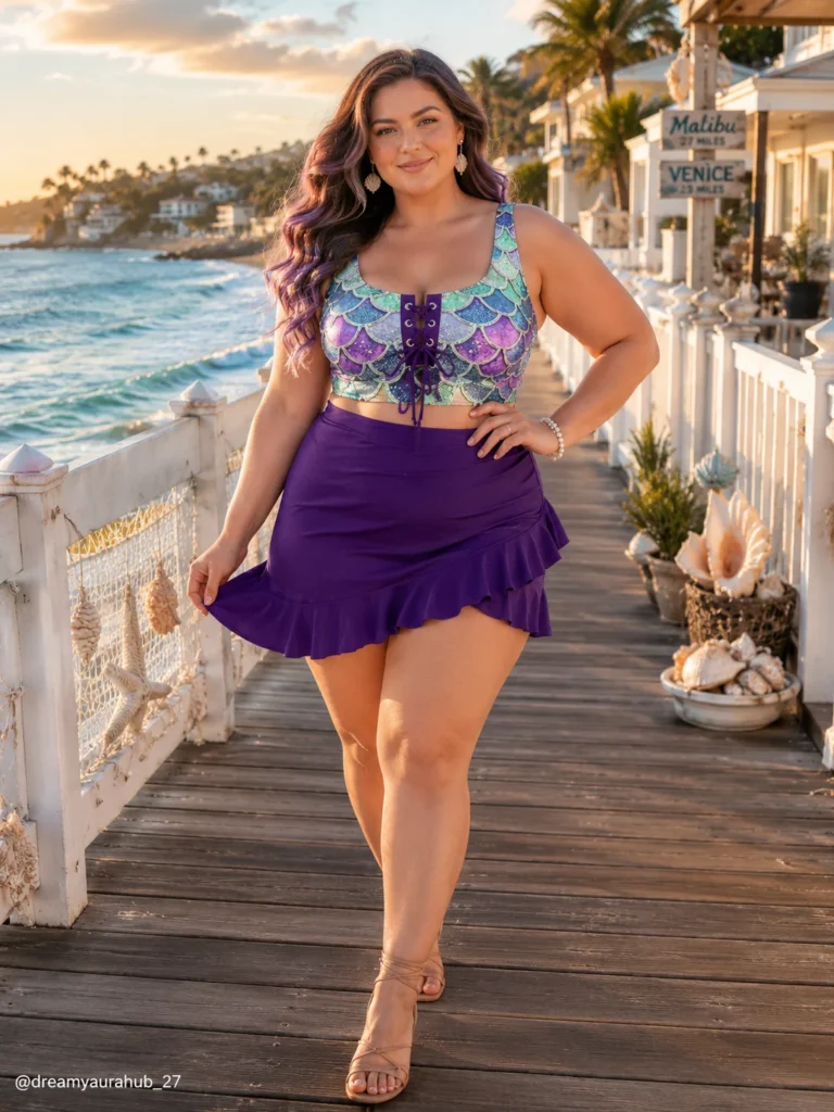 Plus Size Mermaidcore Outfits