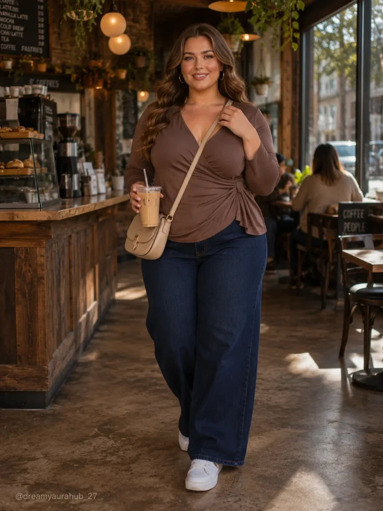 Plus Size Coffee Date Outfits