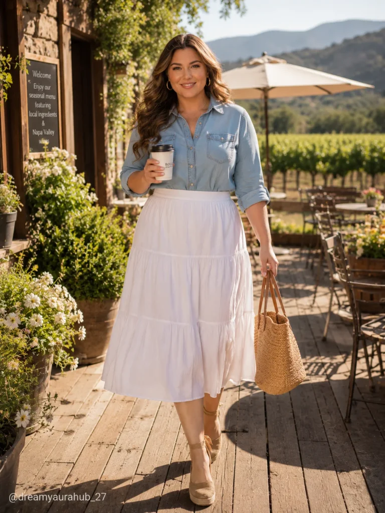 Plus Size Coffee Date Outfits