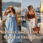 Why Does Every Coastal Girl Look So Chic? These 15 Plus Size Coastal Chic Outfits Have The Answer 🌊🤍