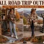 Long Drive, Cute Stops, Zero Outfit Ideas? 🍂🚗 These Fall Road Trip Outfits Have You Covered