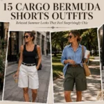 Still Wondering How To Style Cargo Bermuda Shorts? These 15 Outfits Make It Surprisingly Easy🩳