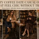 Not Sure What To Wear This Fall? These Top 15 Cozy Coffee Date Casual Outfits Make It Easy 🤎