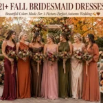 These 21+ Fall Bridesmaid Dresses Might Make You Forget How Cold The Outdoor Photos Are 😭🍂
