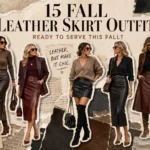 🖤 Ready to Serve This Fall? 15 Fall Leather Skirt Outfits That Are Straight-Up Iconic