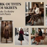 Tired of Wearing the Same Work Pants? Try These 15 Fall Work Outfits with Midi Skirts 🍂