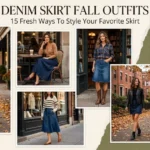 Got a Denim Skirt but No Idea How to Style It for Fall? These 15 Outfits Have You Covered 🍂