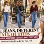 Same Jeans, Different Fall Outfits: 15 Fresh Ways to Style Your Favorite Pair 🍂👖