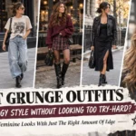 🖤 Soft Grunge Outfits: How Do You Make Edgy Style Look Effortlessly Feminine?