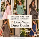 Obsessed with That Effortless Silhouette? 💕 15 Drop Waist Dress Outfits to Fall in Love With