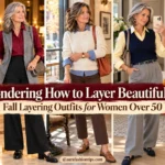 When Fall Layers Come Together, These 15 Outfits Feel Absolutely Chic Fall Layering Outfits for Women Over 50